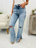 Risen Side by Side Straight Leg Jeans in Reg/Curvy