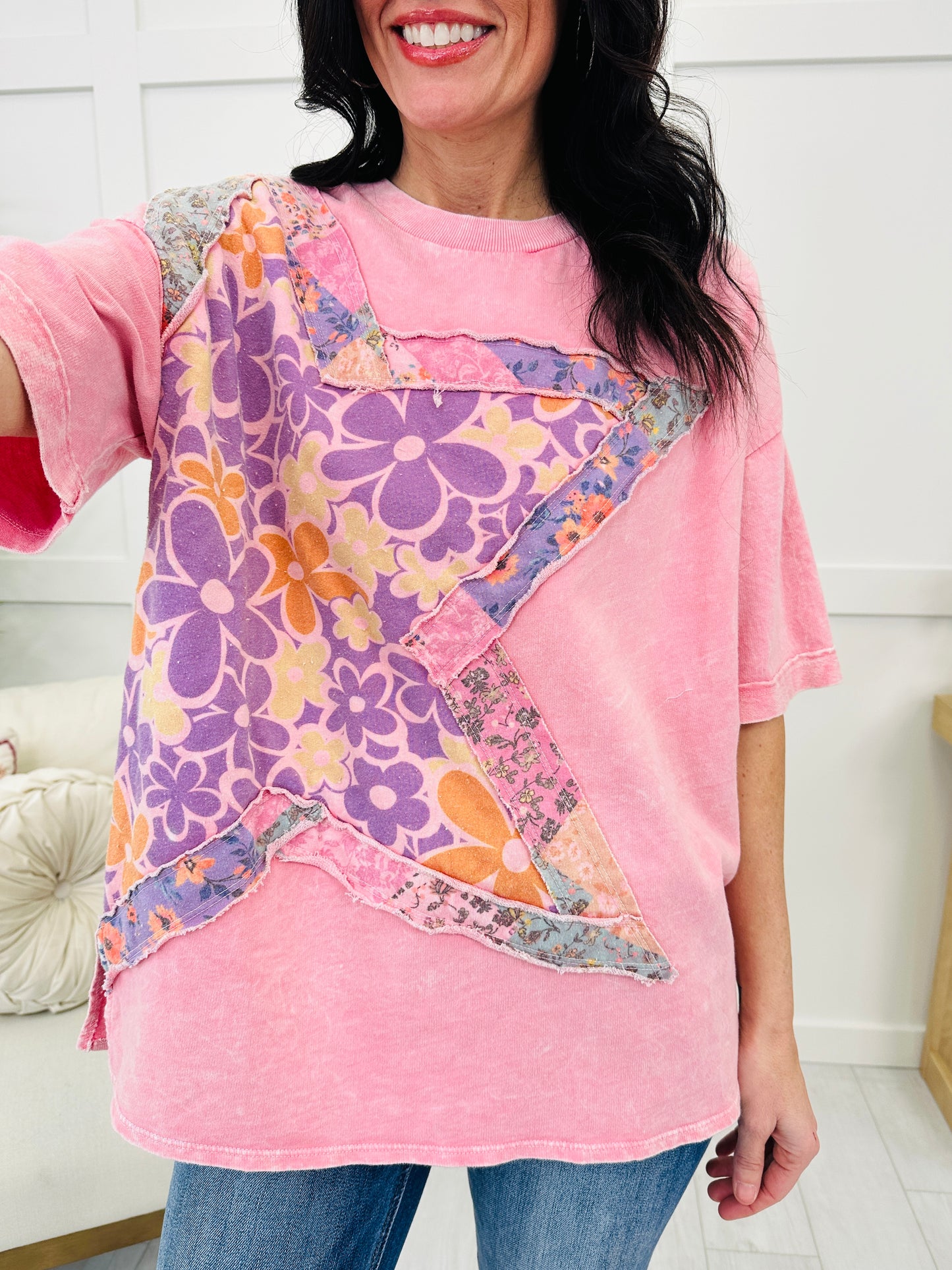 Starry Blooms Top- Multiple Colors!