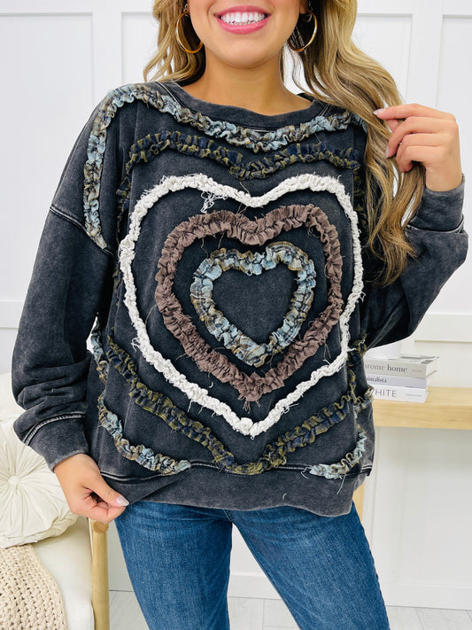 Pulse Of Love Pullover In Black