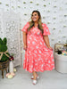 Sunday in Petals Dress In Coral