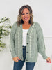 Comfort Calling Cardigan In Olive