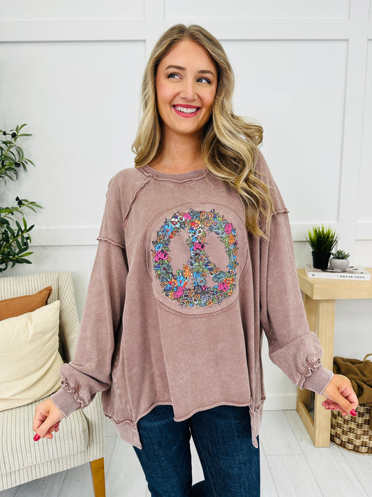 Peaceful Petals Pullover- Multiple Colors!