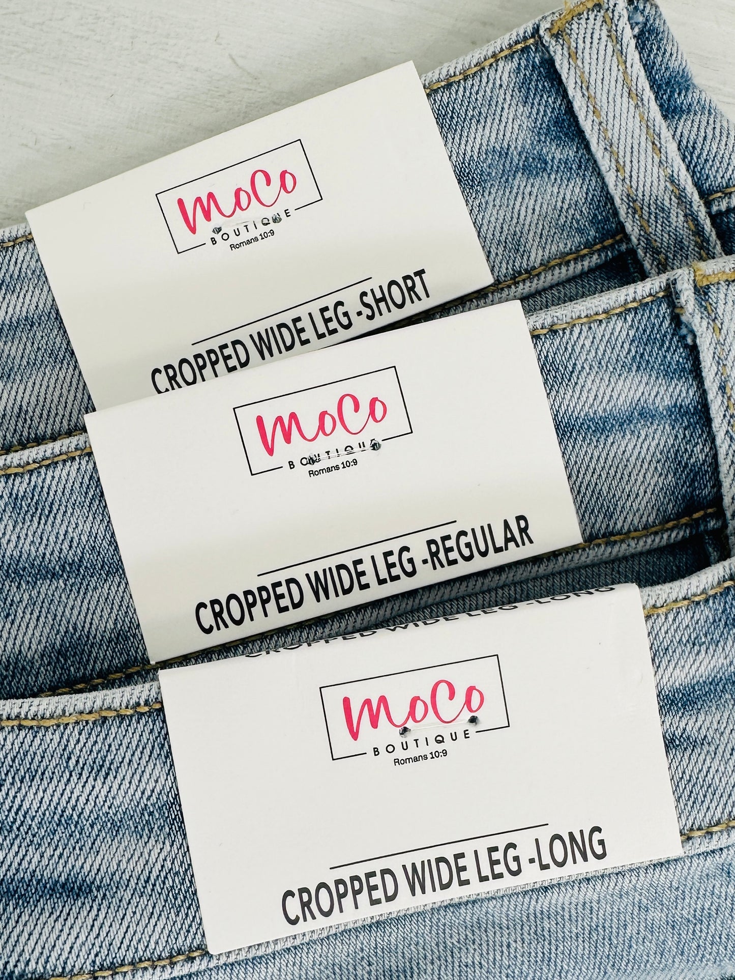 The Perfect Pick Cropped Wide Leg Jeans in Multiple Inseams