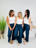 Judy Blue Timeless Touch Trouser Wide Leg Ankle Jeans