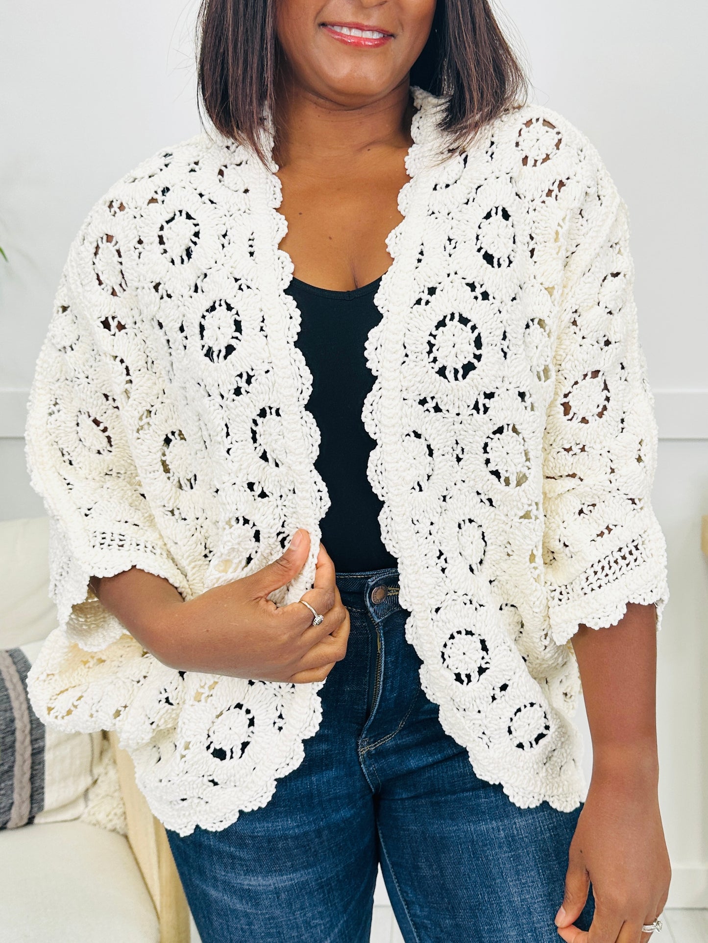 Lacework Dreams Cardigan- Multiple Colors!