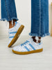 Petal Stomp Sneakers in Blue