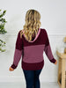 Worth The Stripe Top In Wine