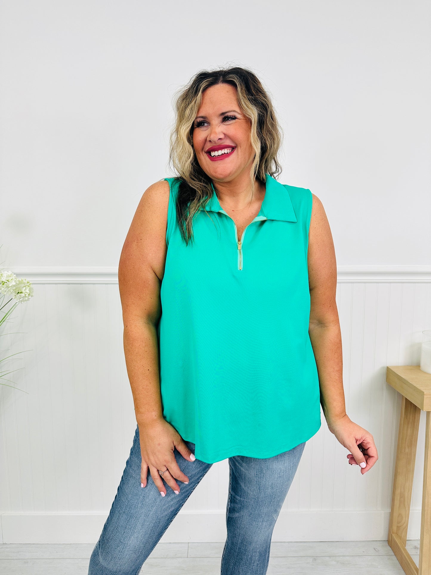 Zip Into Spring Top In Multiple Colors