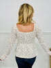 Perfectly Precious Top In Cream Floral Print