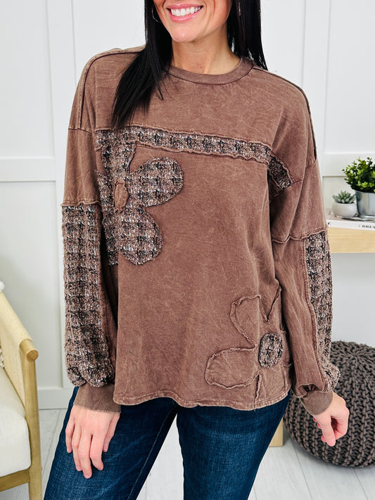 Under Fading Skies Pullover in Chocolate