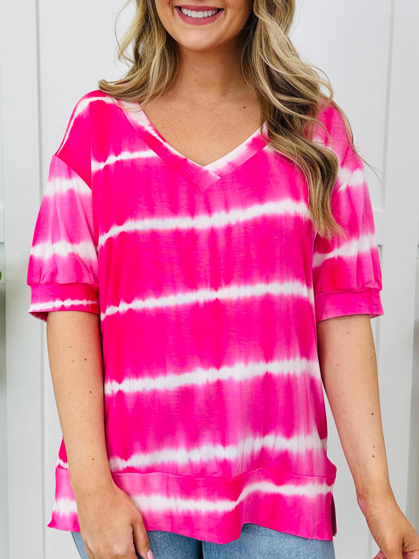 The Sunset Stripe Tee In Multiple Colors