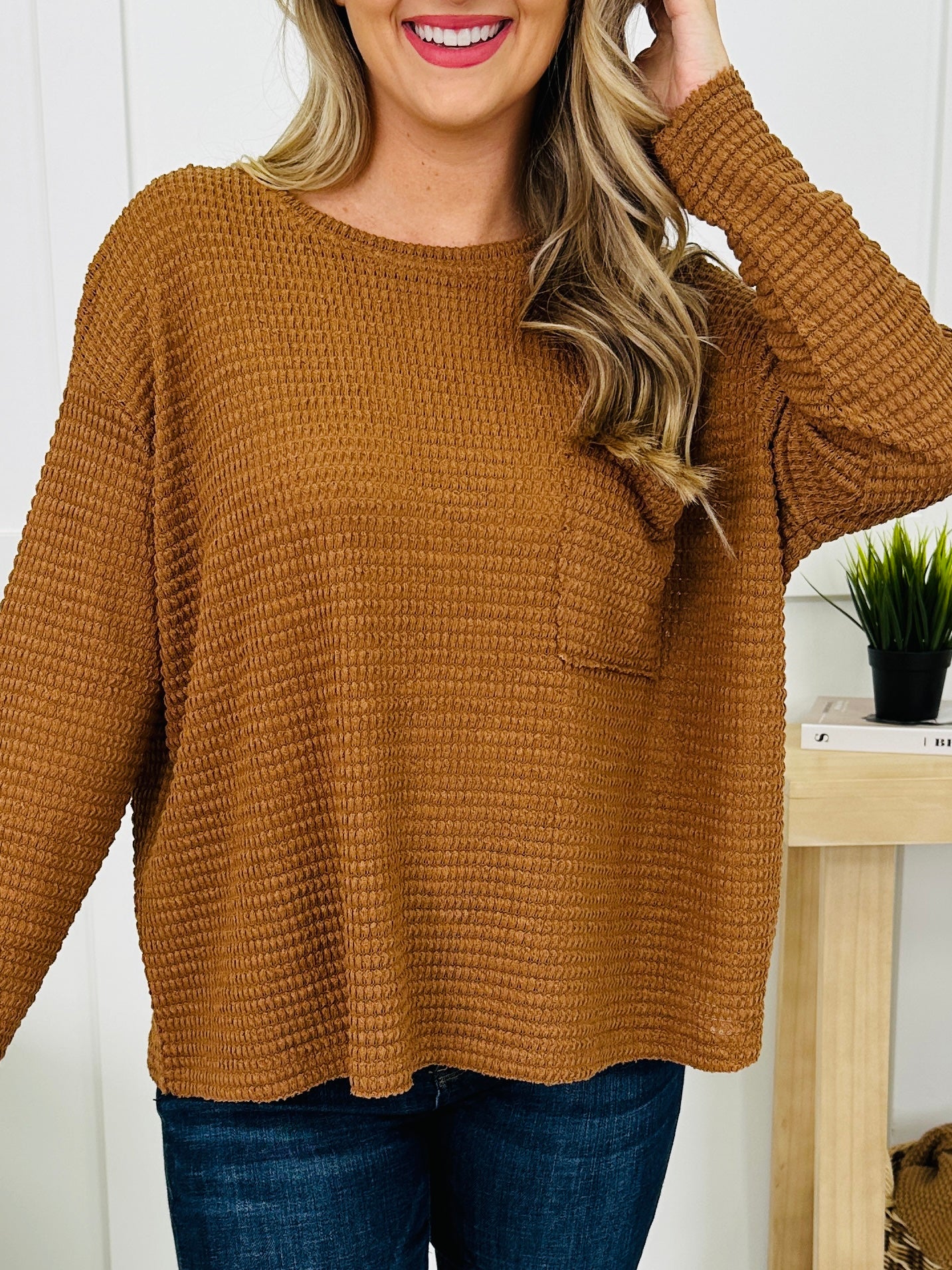 DOORBUSTER! Relaxed Reflections Sweater- Multiple Colors!