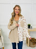 Two Sided Story Top In Taupe