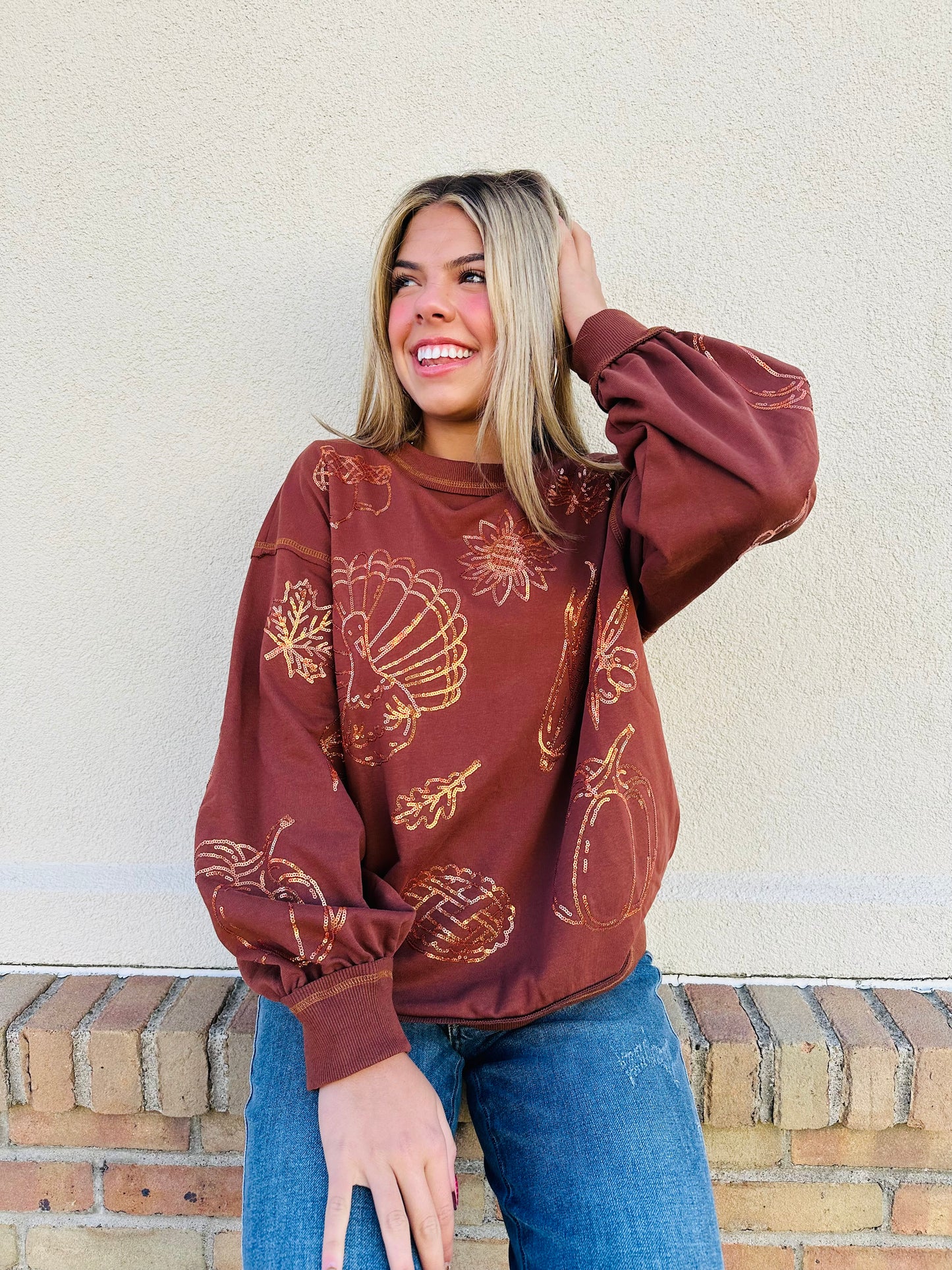 Gather With Grateful Hearts Pullover