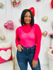Cupid's Favorite Top in Magenta