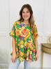 Neon Petals Top In Green