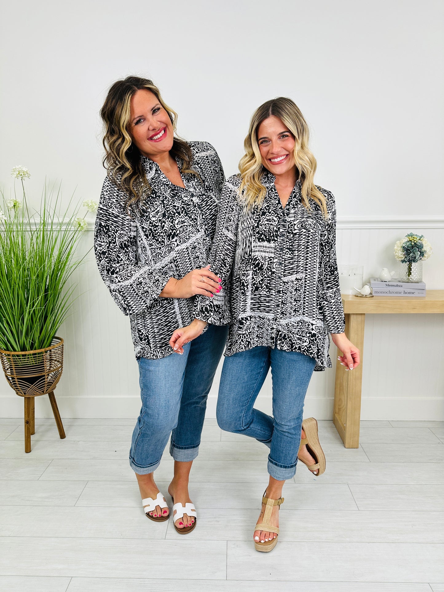 Let the Sunshine In Top in Santa Cruz Print