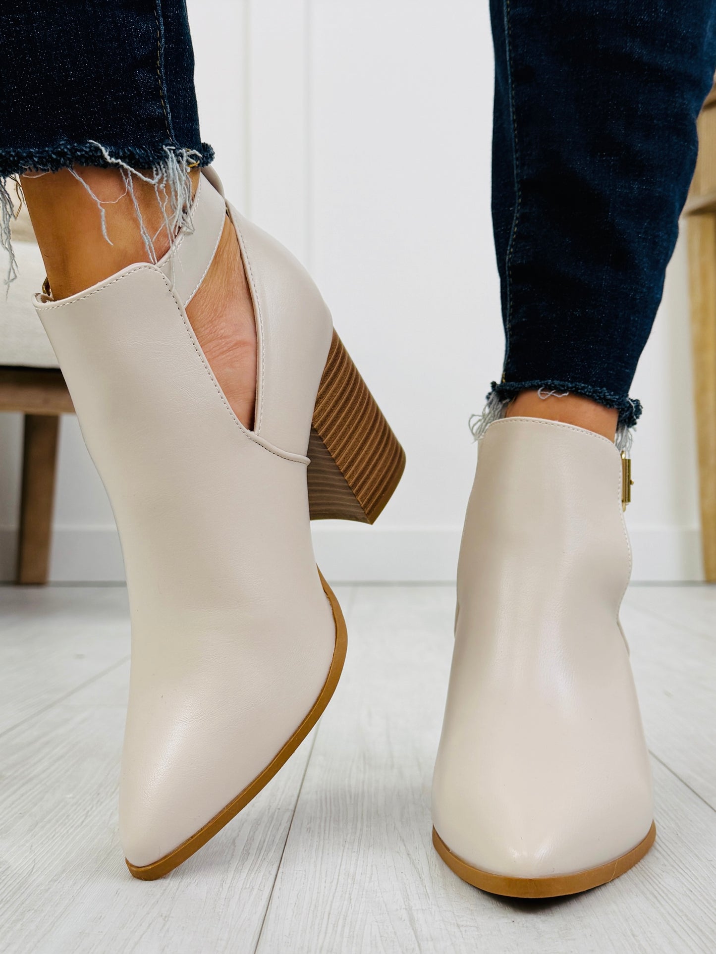 Wherever You Wander Bootie In Ivory
