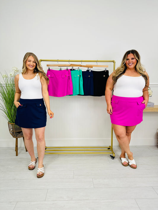 Endless Summer Skort In Multiple Colors
