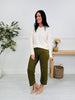 Olive You More Tummy Control Barrel Jeans