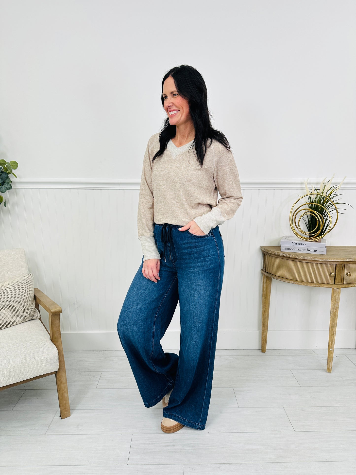 Judy Blue Light As A Featherweight Palazzo Jeans