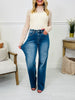Go Into Detail Tummy Control Wide Leg Jeans