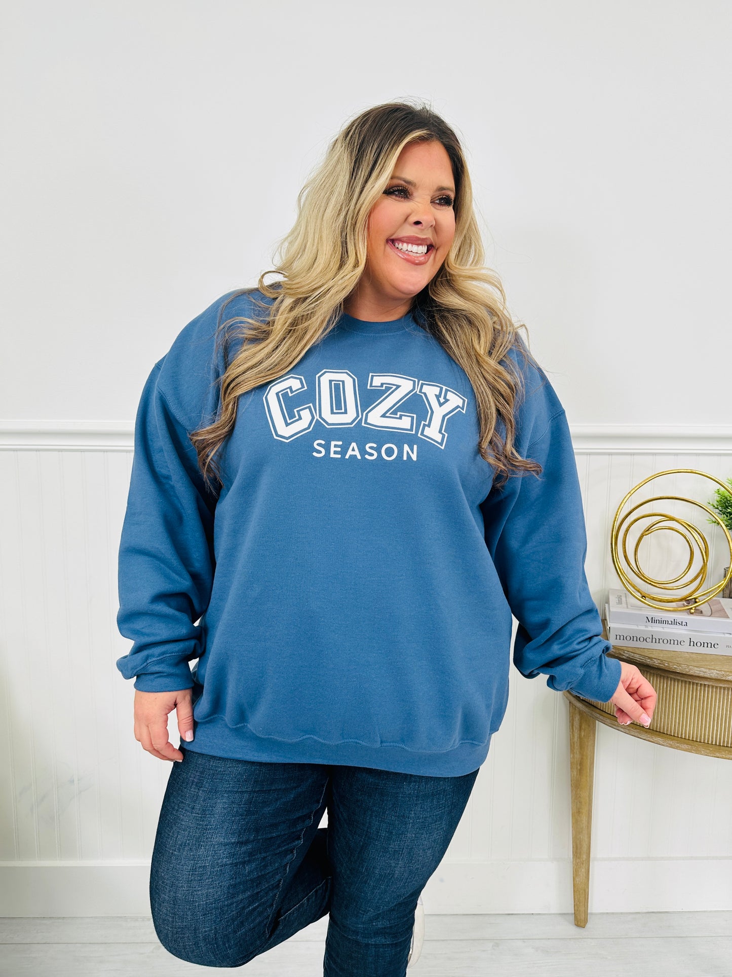 Cozy Season Graphic Crewneck Sweatshirt