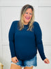 MOCO Exclusive Everyday Essential Long Sleeve Top In Navy