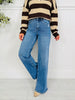 Side Note Tummy Control Wide Leg Jeans