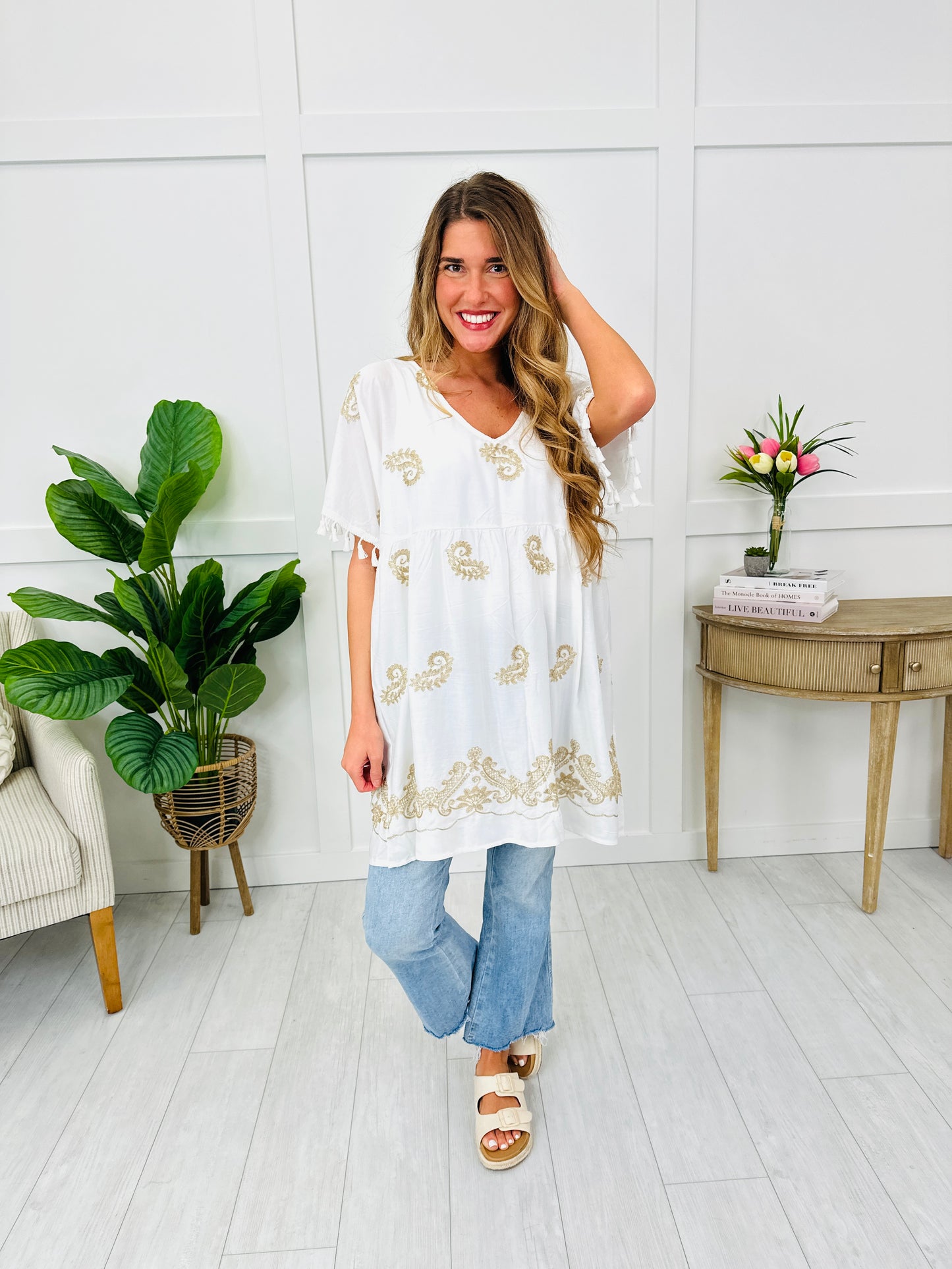 Paisley Cover-Up Dress