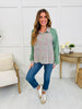 Gingham And Go Top in Green