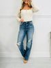 Judy Blue Effortlessly Edgy Straight Jeans