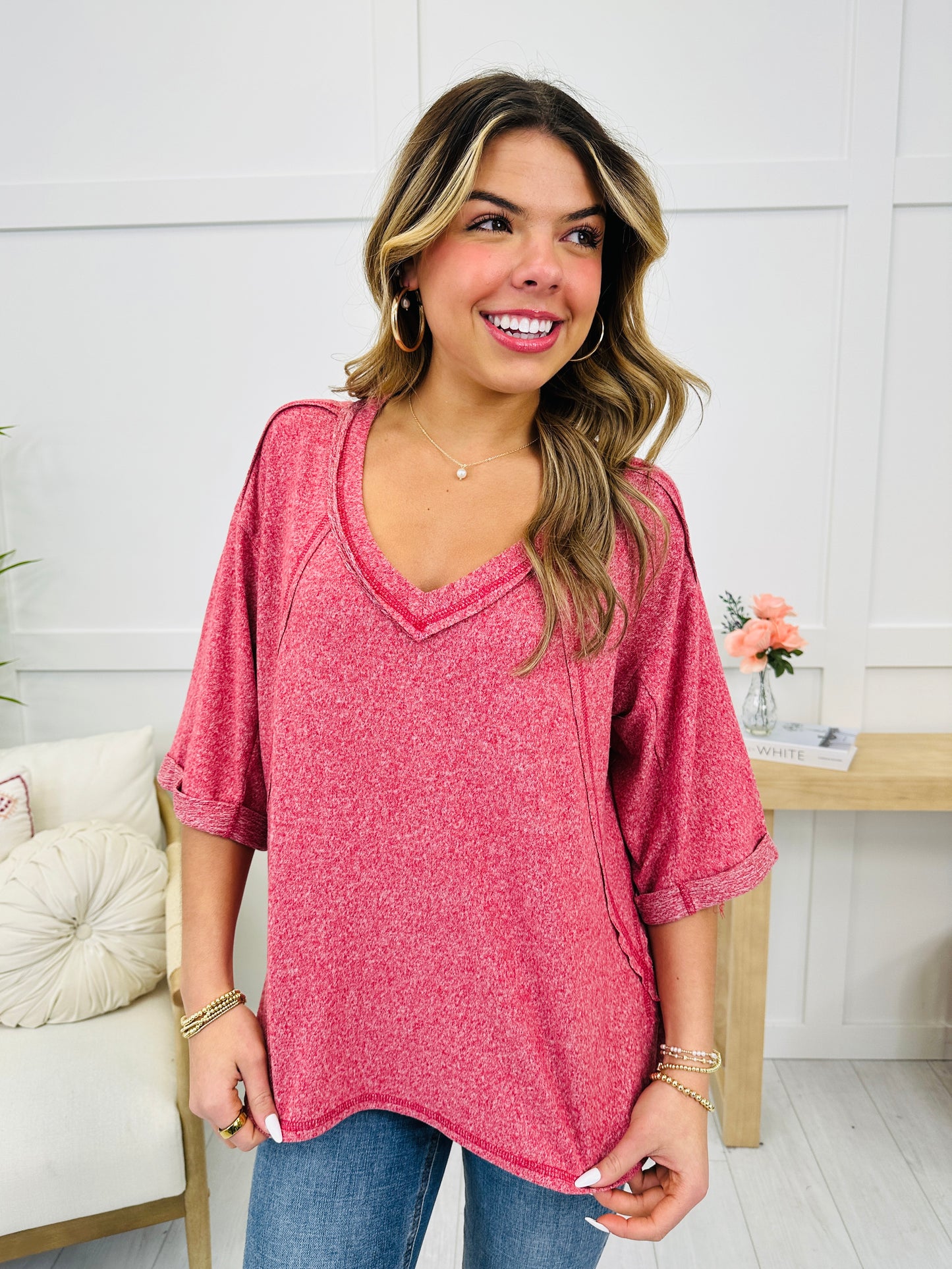 DOORBUSTER! REG/CURVY The Everyday Favorite Top- Multiple Colors!