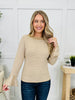 Shoulder Talk Top in Latte