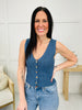 DOORBUSTER! Buttoned Elegance Tank Top- Multiple Colors!