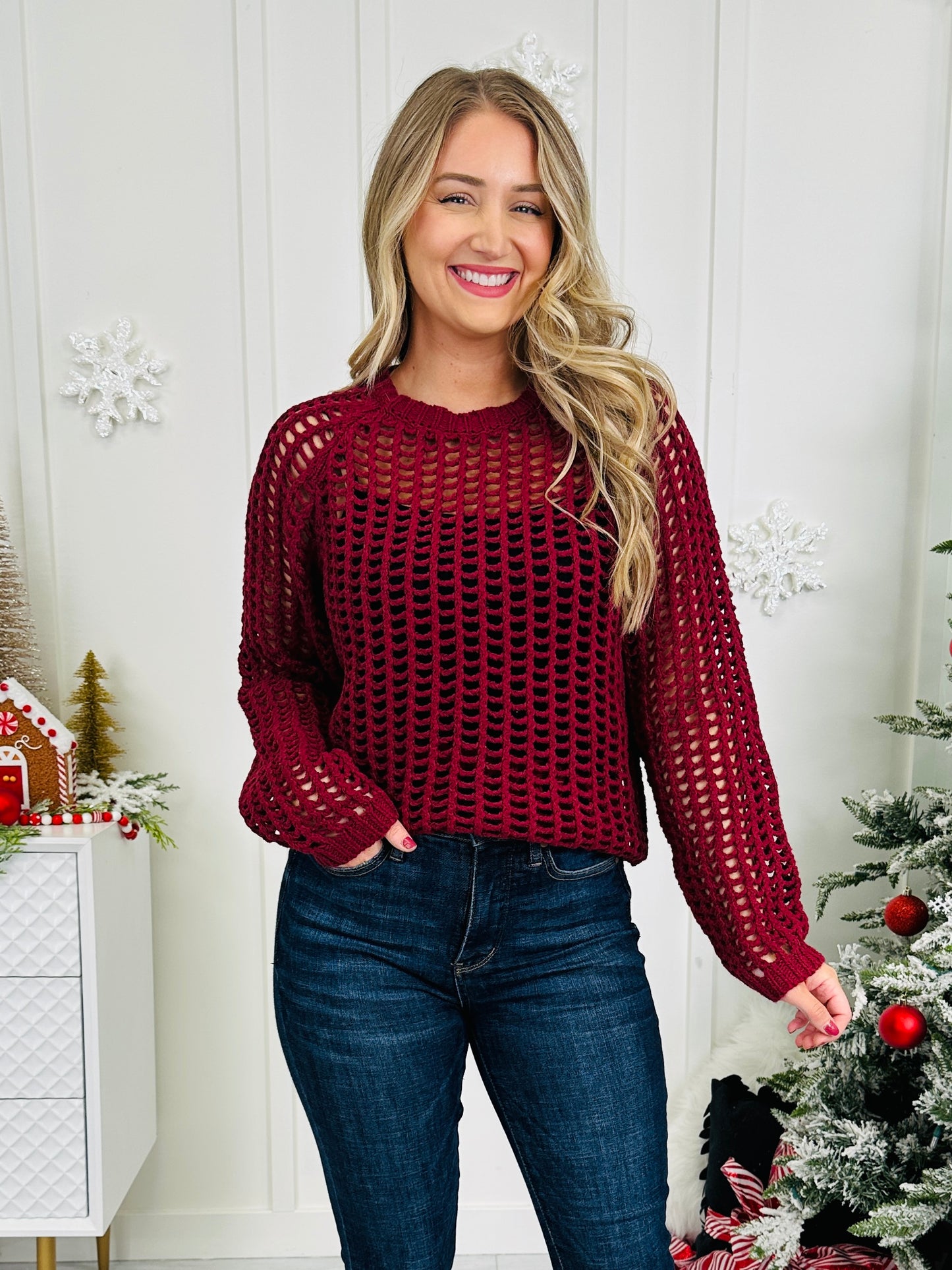 Tinsel Touch Sweater- Multiple Colors!