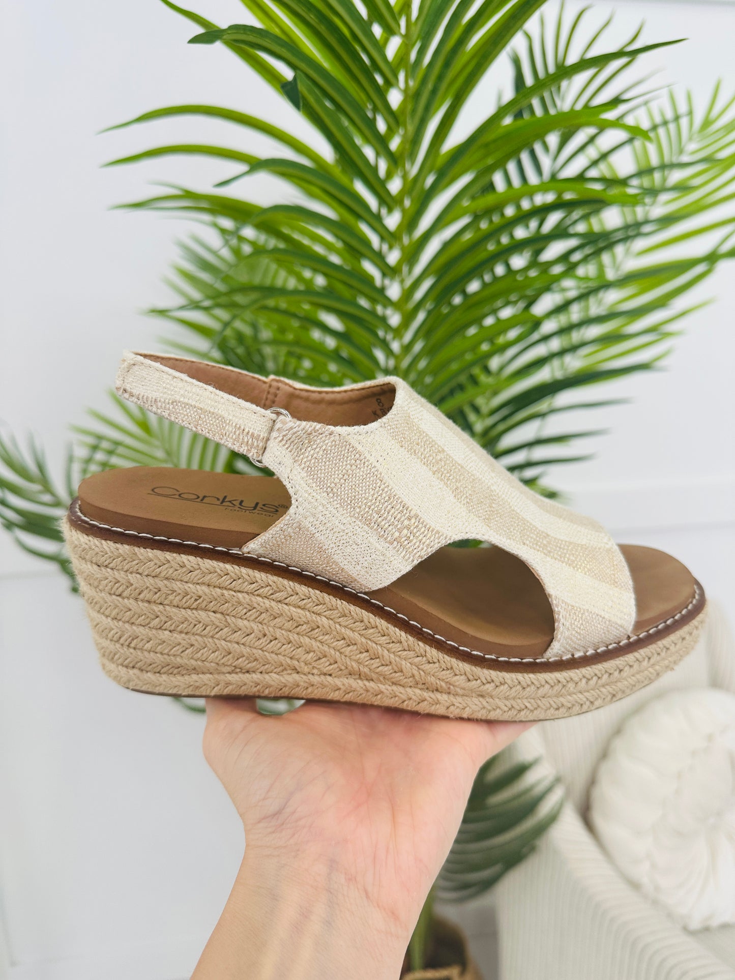 Seaside Stripe Wedges