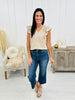 Judy Blue Whenever Wherever Wide Leg Cropped Jeans in Reg/Curvy