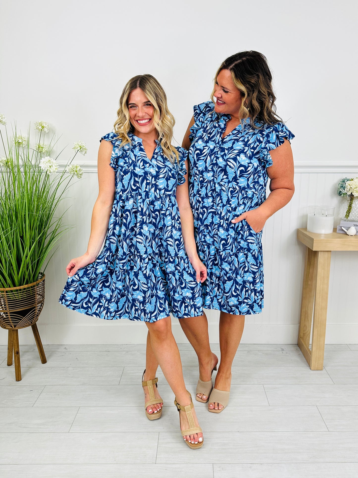 Sunshine on Repeat Dress in Cape Cod Print