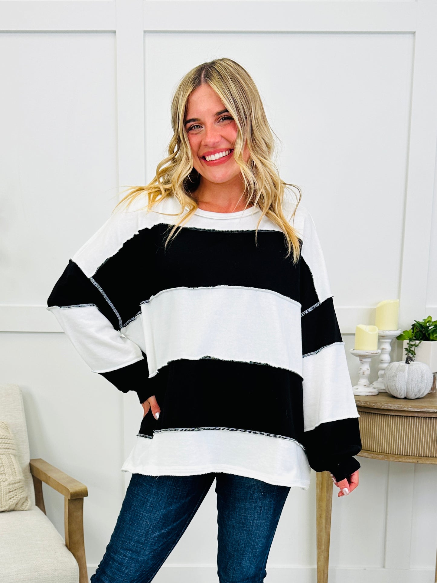 Opposites Attract Top In Black