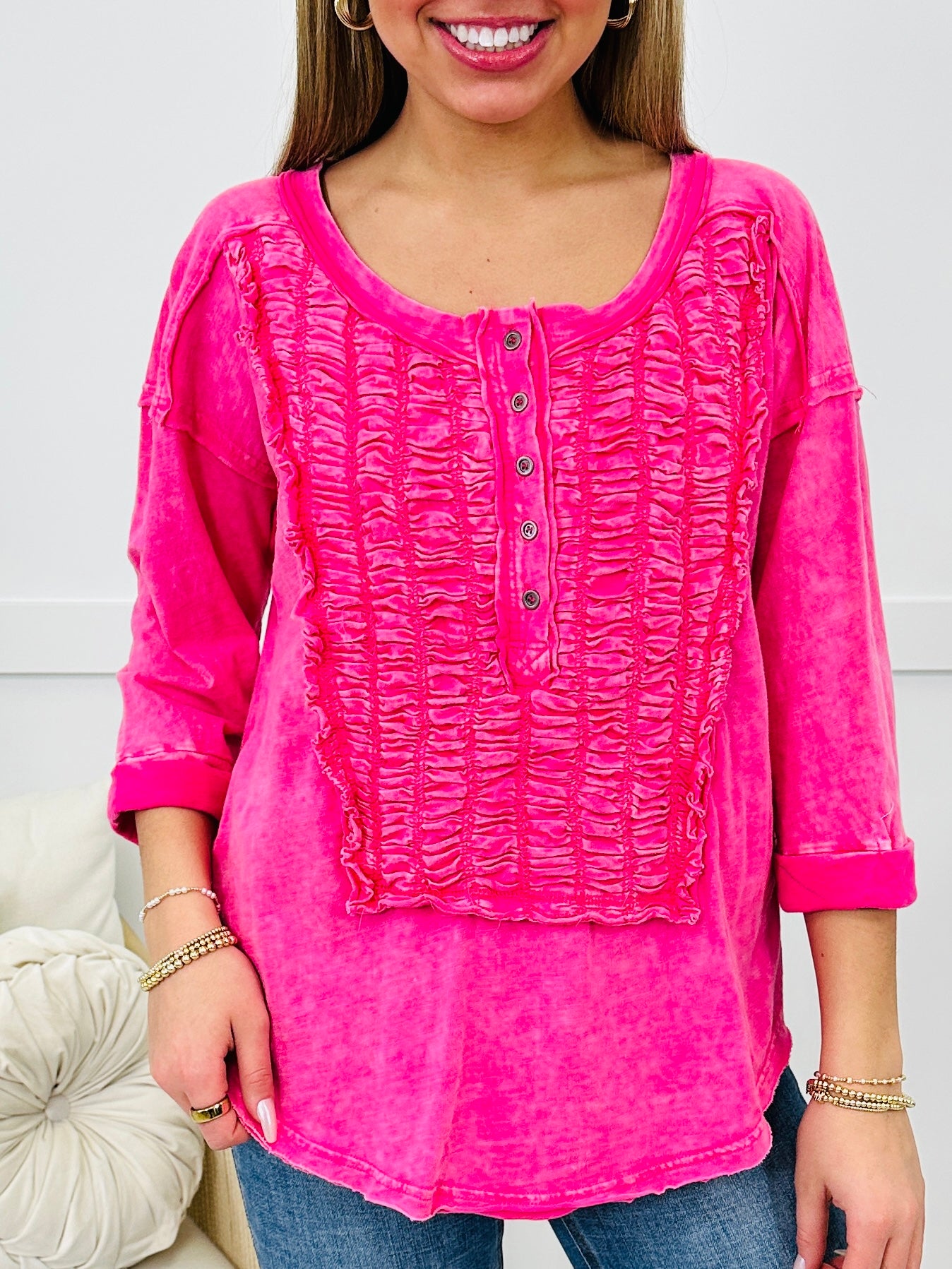 Timeless Charm Top- Multiple Colors!