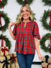 Plaid For The Party Top