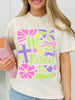 Colorful He Is Risen Graphic Tee