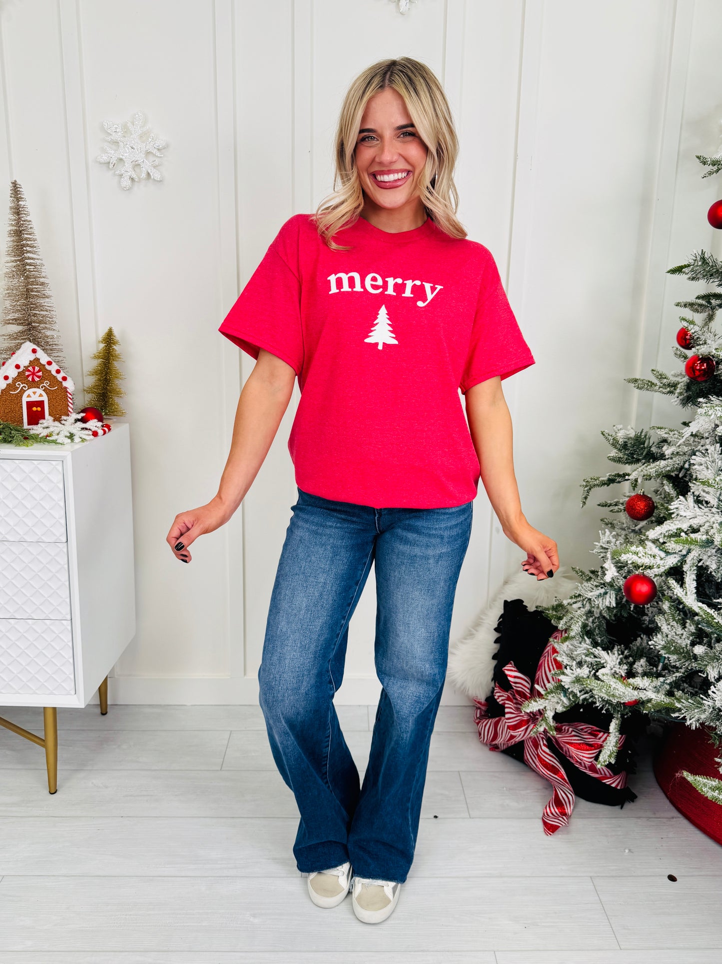 Merry Little Tree Graphic Tee