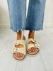 Coastal Buckle Sandals In Natural
