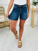 Judy Blue Old School Cool Dad Shorts
