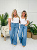 Lovervet Swept Away Palazzo Jeans