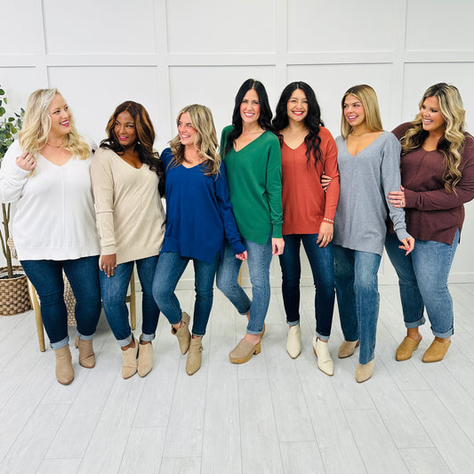 DOORBUSTER! REG/CURVY Carrying My Love Sweater- Multiple Colors!