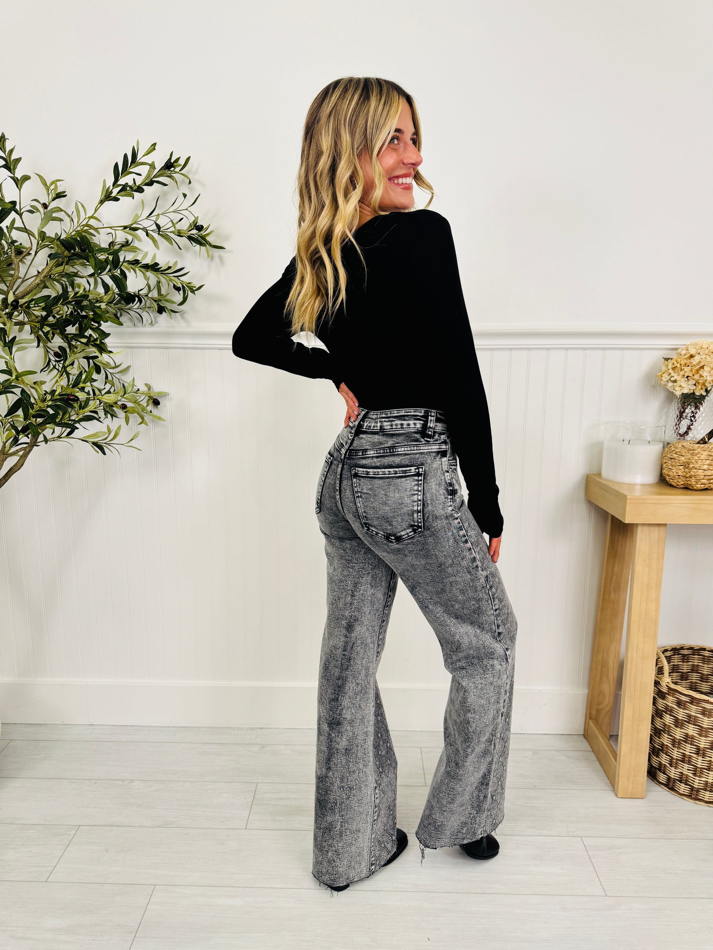 A Little Extra Tummy Control Straight Jeans