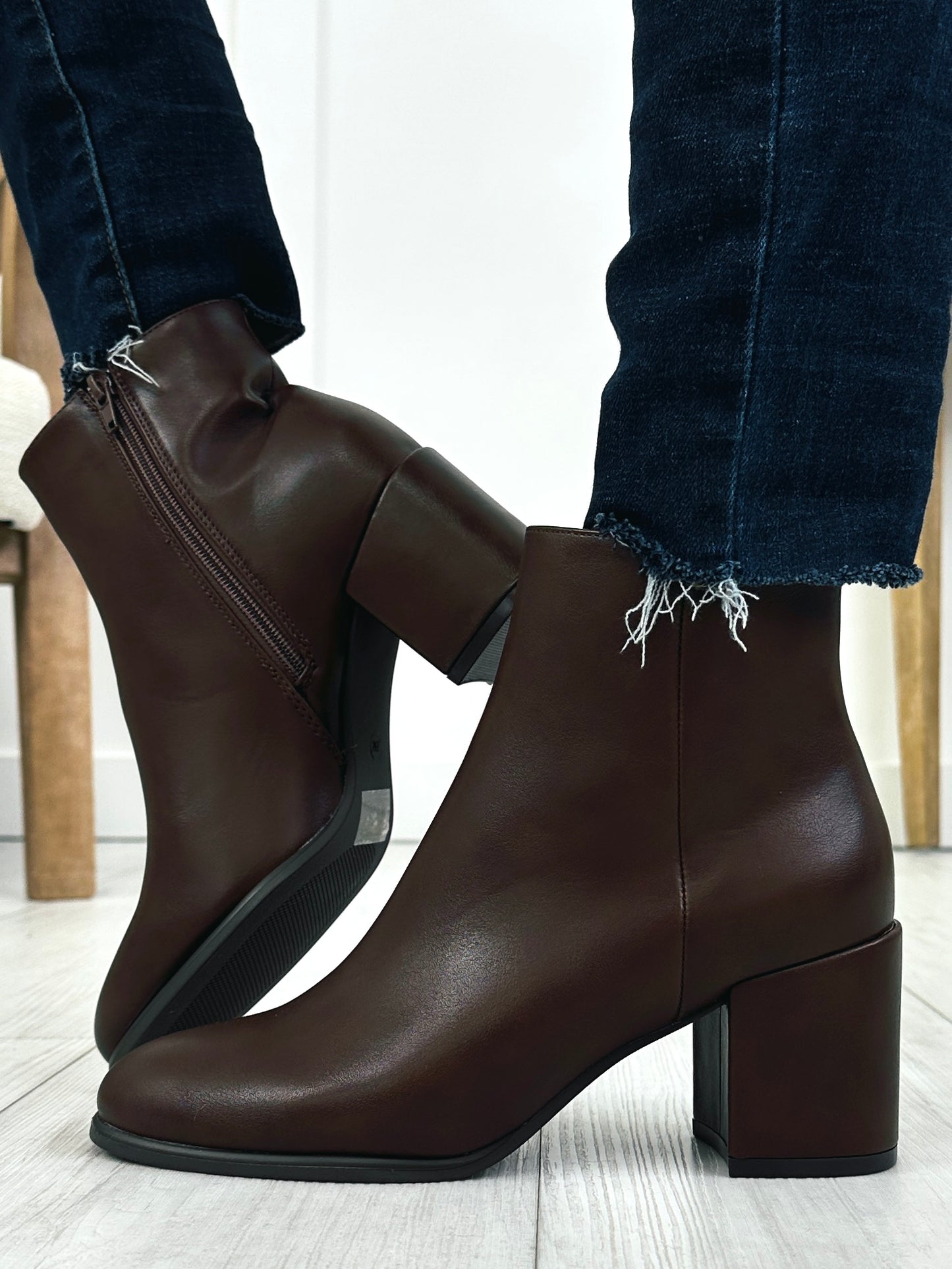Fall Plans Only Bootie In Brown